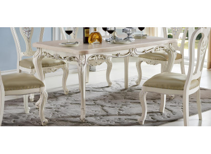 Klassische Esszimmer Garnitur Stühle Barock Rokoko Stil Essgruppe 6x Lehnstuhl