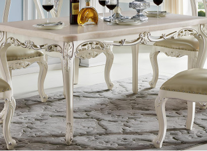 Klassische Esszimmer Garnitur Stühle Barock Rokoko Stil Essgruppe 6x Lehnstuhl