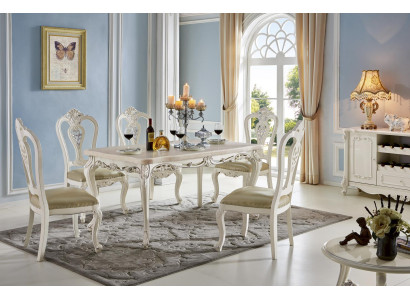 Stuhl Set 4x Stühle Polster Garnitur Küchen Wohnzimmer Esszimmer Set Designer