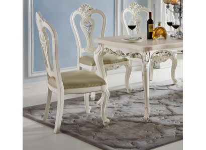 Chesterfield Sessel Stuhl Luxus Designer Esszimmer Stühle Echtholz Sessel Barock