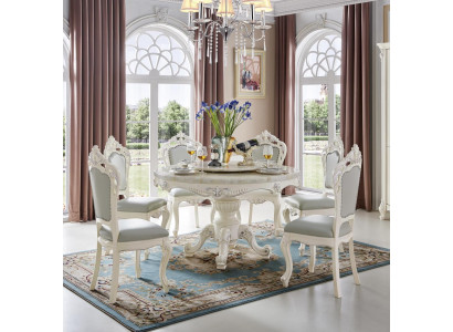 Esszimmer Barock Lehnstühle Klassische Garnitur Stühle Essgruppe 6x Lehnstuhl