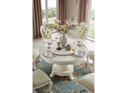 Runder Esszimmer Rund Tisch Holz Tische Runde Klassische Barock Rokoko Echtholz