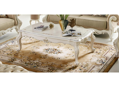 Couchtisch Tisch Echtholz Wohnzimmertisch Holz Tische Beistell Sofa Barock