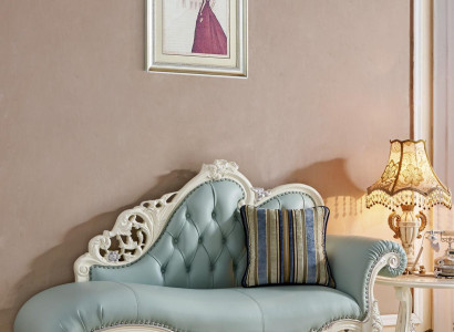 Chaise Lounge Liege Chesterfield Echtholz Liegen Leder Sofa Relax Chaiselounge