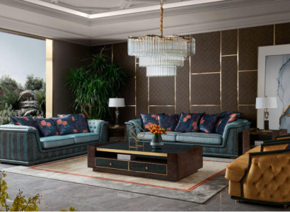 Komplett Garnitur Sofa Polster Couchen 4tlg. Set Ledersofa Design Sofas Couch