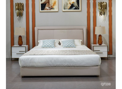 Bett 2x Nachttisch 3 tlg. Schlafzimmer Set Design Modern Luxus Betten Gruppe Neu