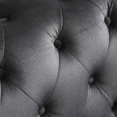 Sofa Luxus Textil Chesterfield Couch Sofas Polster 2 Sitzer Zweisitzer Couchen