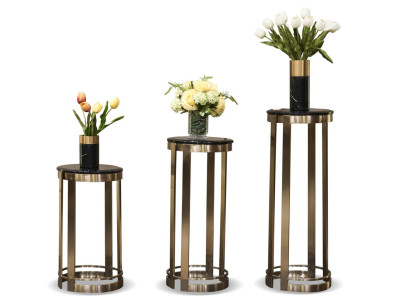 Design Blumenständer Blumenstand Ständer Edelstahl Blumentopfständer - Model WBl