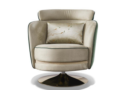 Lehnstuhl Design Sessel Dreh Leder Polster Wohnzimmer Samt Gastro Stuhl Stühle