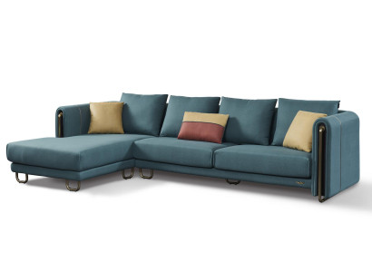 Moderne Wohnzimmer Möbel Ecksofa Eckcouch Stoffsofa Eckgarnitur Sofa Polster Neu