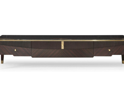 Design Kommode Anrichte Side Lowboard Schrank Regal Luxus Beleuchtet Wohn Zimmer