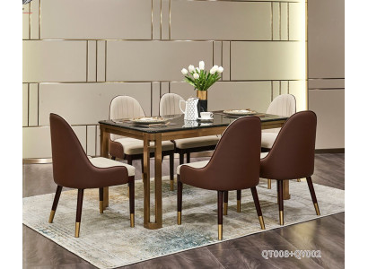 Esstisch Stühle Esszimmer Set Essgruppe Moderner Tisch 7tlg Set Stuhl Tisch Neu