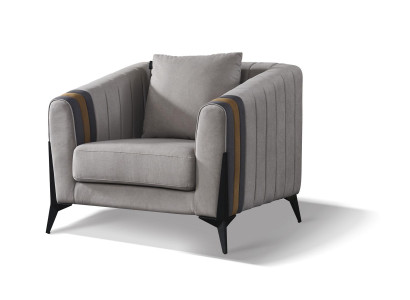 Moderner Sessel Fernseh Design Polster Sofa Couch Couchen Sofas Textil Möbel