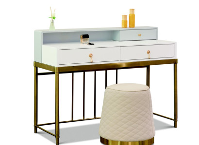 Designer Holz Konsolentisch Tisch Konsole Konsolentische Schmink Konsole 2tlg