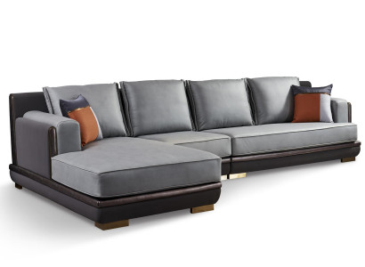 Design Esk Ecksofa L form Modern Sofas Ledersofa Couch Wohnlandschaft Sofa Sitz