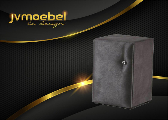 Nachttisch Textil Polster Möbel Nachttische Konsolen Schlafzimmer Design Stoff