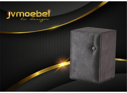 Nachttisch Textil Polster Möbel Nachttische Konsolen Schlafzimmer Design Stoff