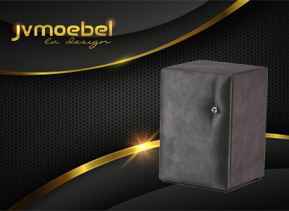 Nachttisch Textil Polster Möbel Nachttische Konsolen Schlafzimmer Design Stoff