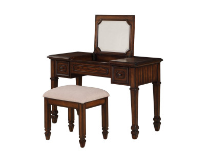 Schminktisch mit Spiegel Luxus Konsole Kommode Schlafzimmer Neu 2tlg. Set Tisch