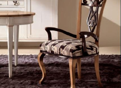 Sessel Stuhl Braun Stühle Wohnzimmer Lehn Neu Esszimmer Italien Holz Luxus Möbel