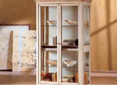 Vitrinen Schrank Echtholz Anrichte Vitrine Massiv Esszimmer Möbel Massive Holz