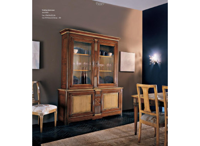 Schränke Einrichtung Vitrine xxl Glasschrank Anrichte Möbel Klassische Regale