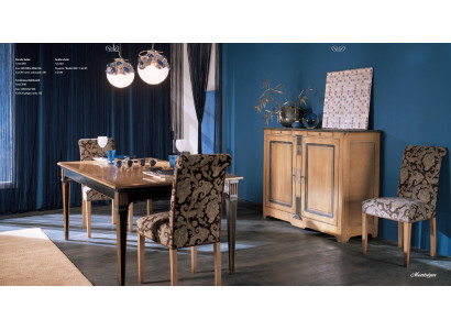 Esszimmer Holz Stuhl mit Armlehne Klassisch Neu Design Polster Stuhl Sitz Büro