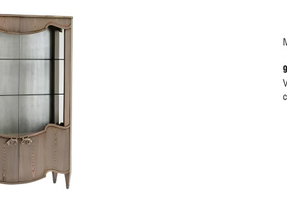 Italienische Einrichtung Vitrinen Glas Schränke Glasschrank Vitrine Barock Möbel