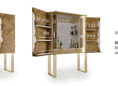 Weinregal Luxus Vitrine Schrank Hausbar Barschrank Bar Tisch Regal Weinschrank