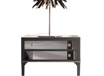 Italienische Möbel Design Kommode Modern Schwarz Luxus Holz Möbel Kommoden Neu