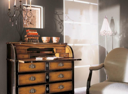 Tische Massivholz Tisch Sekretär Büro Office Neu Antiker Schreibtisch Englischer