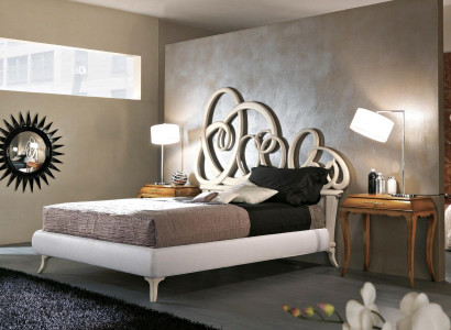 Betten Polster Holz Designer Doppel Bettrahmen Bettgestelle Bett Italien Möbel