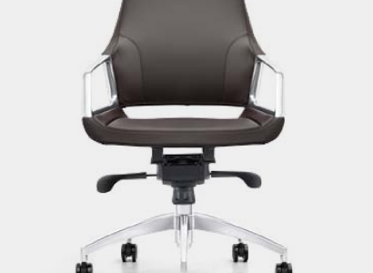 Kunstleder-Sessel in Schwarz modern eleganter Sitzkomfort