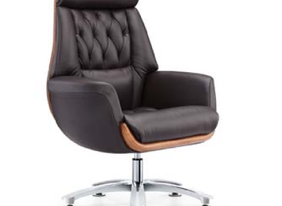 Kunstleder-Sessel in Schwarz modern elegant