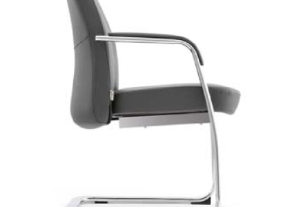 Kunstleder Chesterfield-Sessel in Schwarz modern elegant