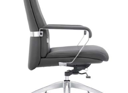 Kunstleder-Sessel in Schwarz modern eleganter Stil