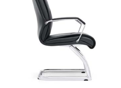 Kunstleder Sessel in Beige Modern Elegant Wohnzimmerstuhl