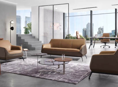 Kunstleder Chesterfield-Sofa in Schwarz modern und elegant