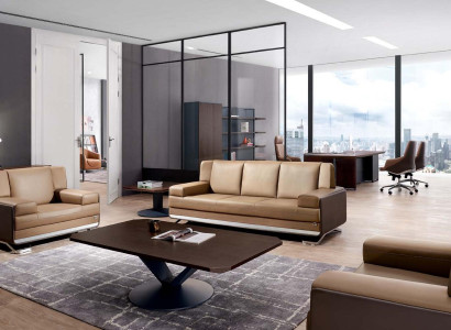 Kunstleder 3-Sitzer Couch modern schwarz eleganter Stil