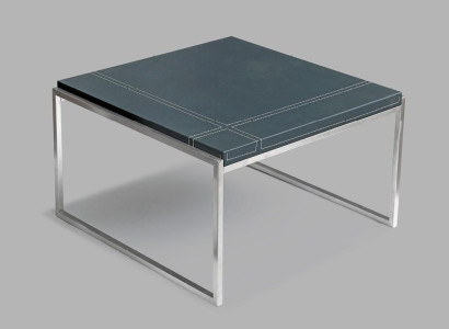 Beistelltisch aus MDF und Edelstahl in modernem Design