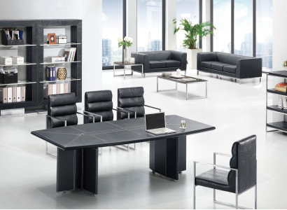 Moderner Aktenschrank aus MDF und Edelstahl in neutraler Farbe