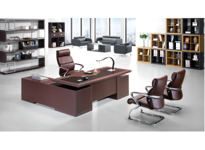 Moderner Garten Chesterfield aus Leder in elegantem Braun