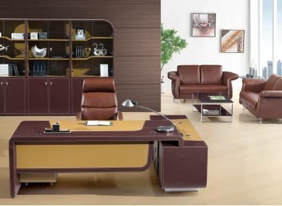 Leder Chesterfield-Sofa modern in Schwarz