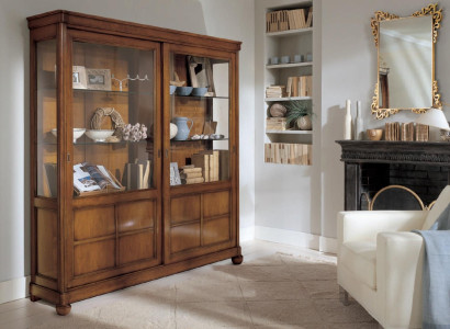 Wohnzimmer Vitrine Schrank Bücher Regal Anrichte Klassische Möbel Regale Holz