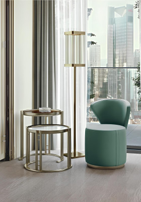 Stehleuchte Stehlampe Stand Steh Leuchten Lampen Lampe Gold Möbel  Modern Neu