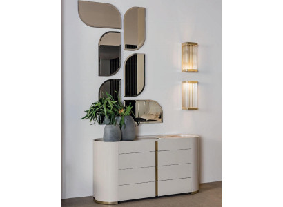 Wandspiegel Spiegel Schlafzimmer Möbel Design Italienische Marke Bizzotto Neu