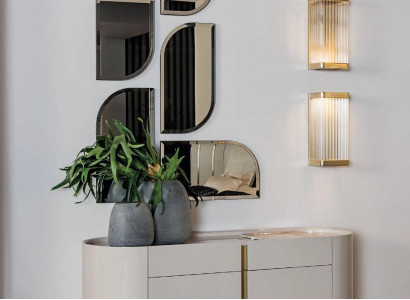 Wandspiegel Spiegel Schlafzimmer Möbel Design Italienische Marke Bizzotto Neu