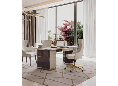 Computertisch Drehbarer Sessel Büromöbel Sessel Möbel Naturholzmöbel Bizzotto