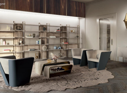 Bücher Regal Möbel Wohnzimmer Regale Wohnwand Wände Italienische Einrichtung