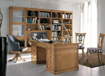 Italienische Möbel Büro Tisch Einrichtung Möbel Schreibtisch Echtholz Tische Neu
